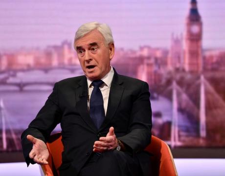 Labour's McDonnell: Only way left on Brexit is to go back to people