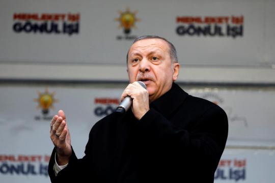 Turkey's Erdogan does not believe United States will retrieve arms from Kurdish groups