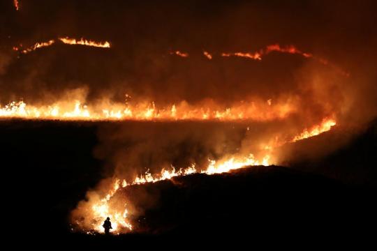 Huge fire breaks out in Greater Manchester - Sky News
