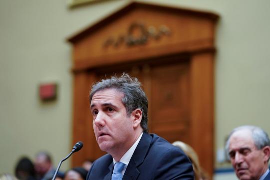 After public grilling, ex-Trump lawyer Cohen to testify on Russia in private
