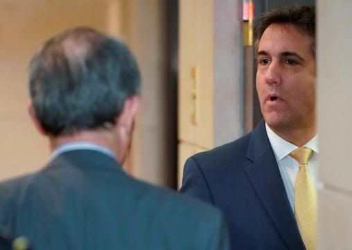 Trump's ex-lawyer Cohen testifies again, this time behind closed doors