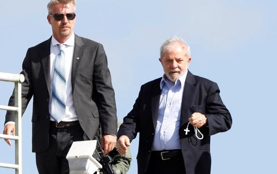Brazil's Lula again proclaims innocence at grandson's funeral