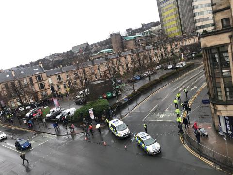 UK police blow up suspect parcel sent to Scottish university