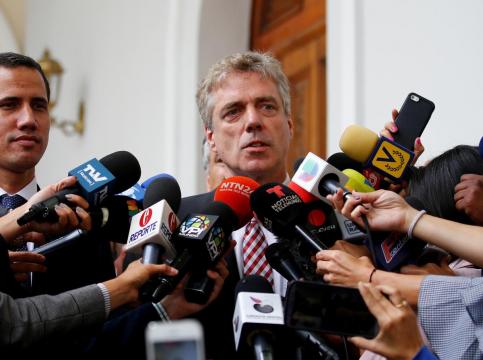 Venezuela expels German ambassador for meddling, detains journalist