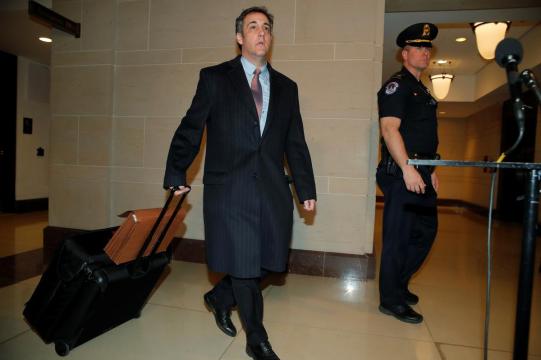 Former Trump lawyer Cohen testifies again before Congress, may be asked about pardon