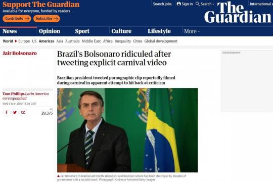 Globo dedicou cinco vezes mais tempo ao tuíte presidencial que a Record