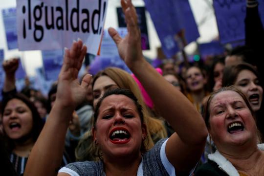 'Don't speak in my name': Women's Day exposes Spain's social divisions