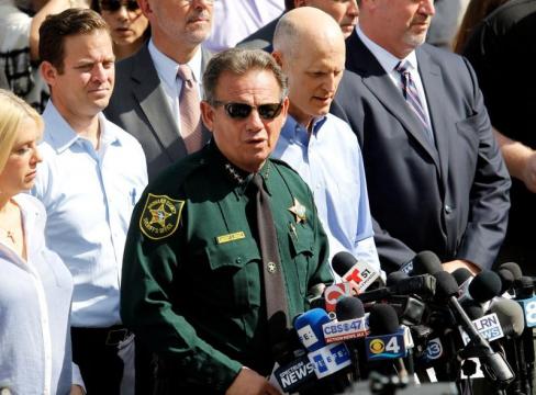 Sheriff suspended over Florida high school massacre sues to get job back