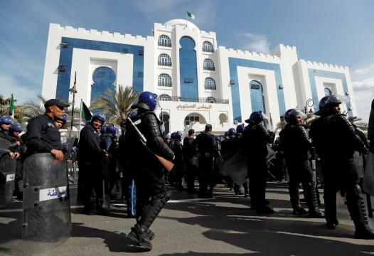 Train and metro services halted in Algerian capital ahead of protests
