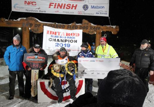 Alaskan musher wins his first Iditarod, crossing finish line in Nome