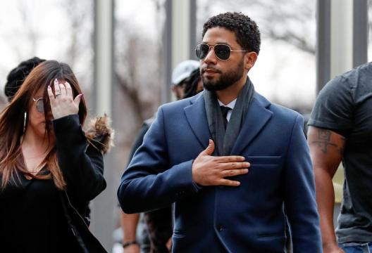 'Empire' actor Smollett in Chicago court charged with lying about attack