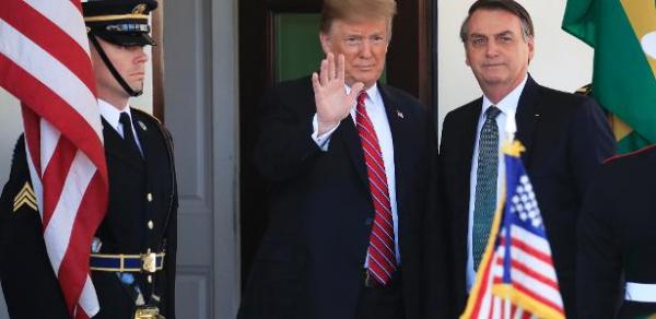 Diplomacia | Donald Trump recebe Jair Bolsonaro para reunião na Casa Branca