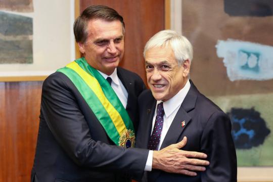 Oposição chilena decide boicotar almoço de Bolsonaro com Piñera