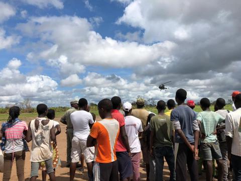 Shortages of everything, and worries about relatives, for Mozambique flood survivors