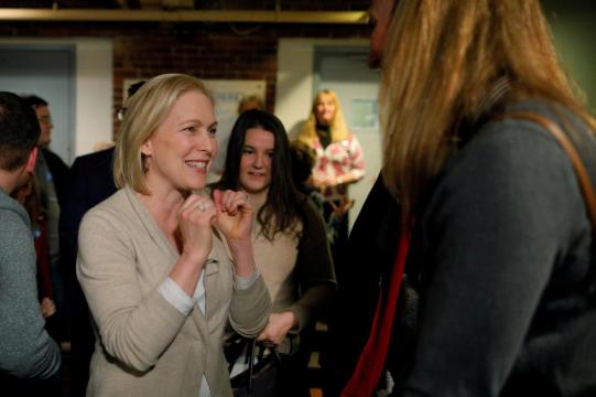 Democrat Gillibrand to deliver 2020 White House launch speech outside NY Trump hotel