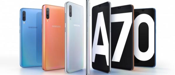 Samsung Galaxy A70 debuts with a 6.7" 20:9 screen and a 32MP triple camera