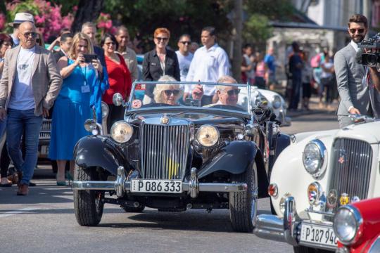 Prince Charles visit shines spotlight on Cuba's classic British cars