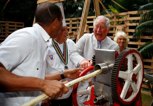 Prince Charles mixes mojitos, grinds sugar cane on last day of Cuba trip
