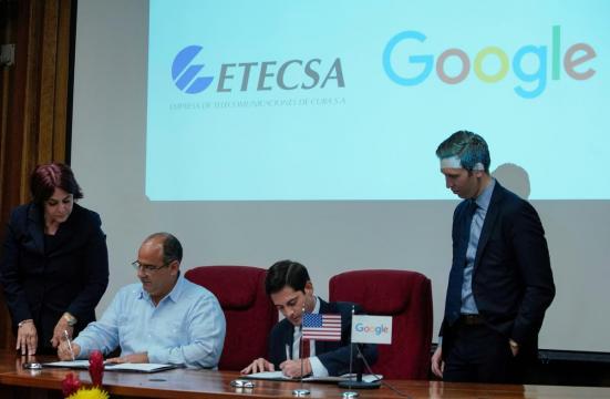 Google, Cuba agree to work toward improving island's connectivity