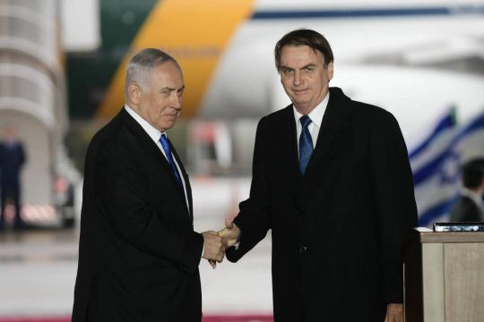 Cúpula do partido de Netanyahu prestigia chegada de Bolsonaro a Israel