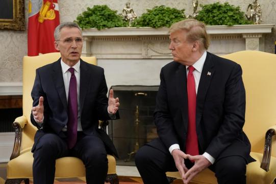 Trump says NATO countries burden-sharing improving, wants more