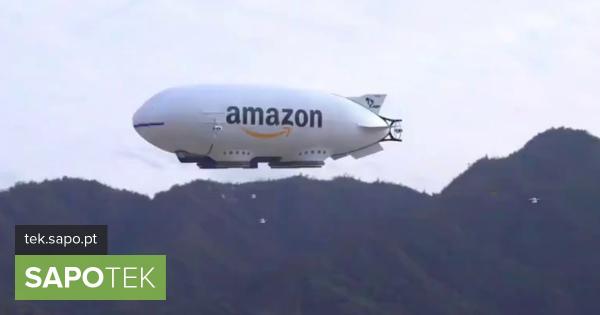 Amazon patenteou dirigível que lança drones para entregas