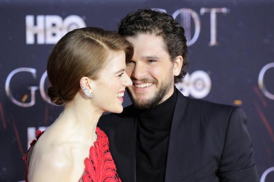 Souvenirs and secrets as 'Game of Thrones' cast walk last red carpet