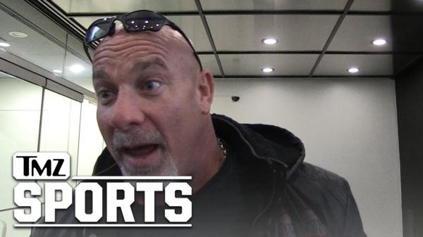 Goldberg Dares Brock Lesnar To Elbow Him... I Aint No Bitch | TMZ Sports