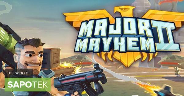 Ajude o Major Mayhem a sobreviver contra hordas de inimigos