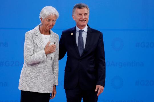 FMI libera mais US$ 10,8 bilhões em socorro à Argentina