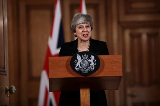 May says greater risk of no Brexit the longer it takes to find compromise