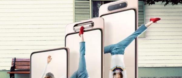 Samsung Galaxy A80 promo videos show off its rotating pop-up camera in action