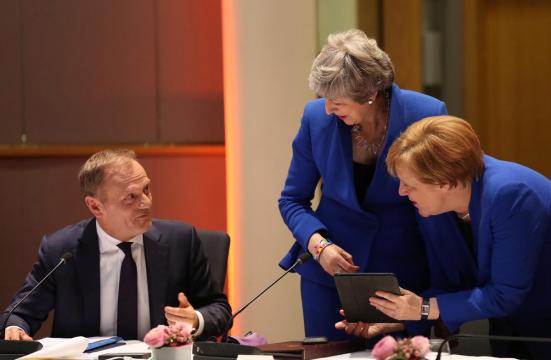 EU wrangles over new Brexit delay sought by May