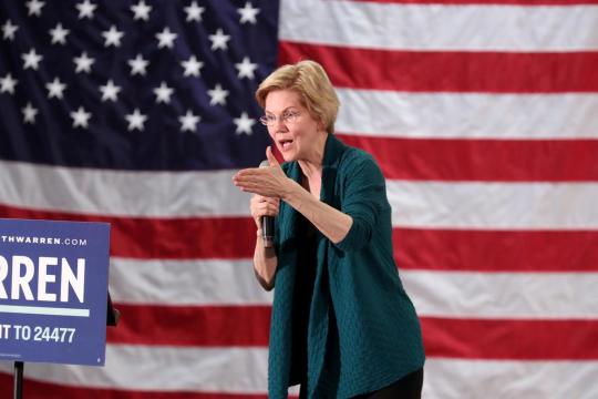 U.S. presidential hopeful Warren proposes new corporate profits tax
