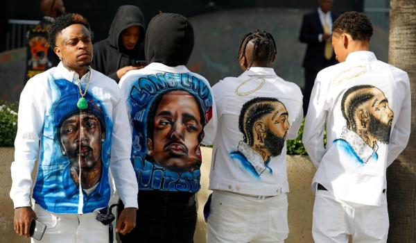 Obama letter praises Nipsey Hussle at slain rapper's packed memorial