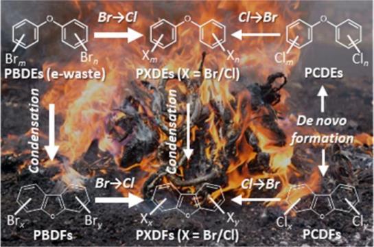 Characterization of 'hidden' dioxins from informal e-waste processing