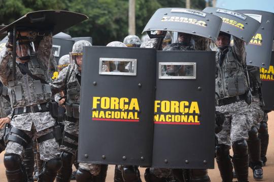 Bolsonaro escala Força Nacional para protesto de indígenas em Brasília