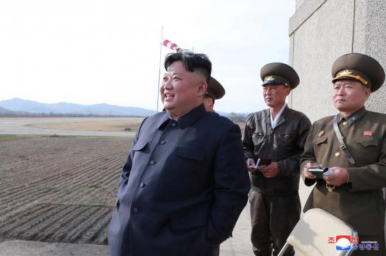 North Korean leader Kim Jong Un oversees test of new tactical guided weapon: KCNA