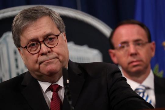 Barr defends Trump before release of special counsel's Russia report