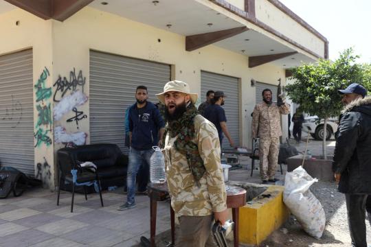 Mortar bombs land on Tripoli suburb as two-week battle rages on