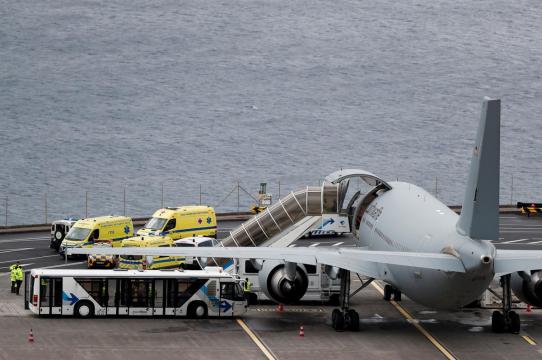 German plane arrives in Madeira to take home bus crash survivors