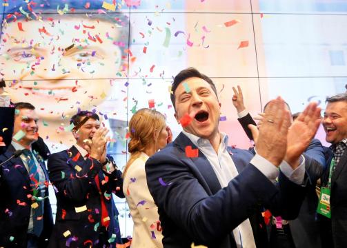 Ukraine enters uncharted waters after comedian wins presidency