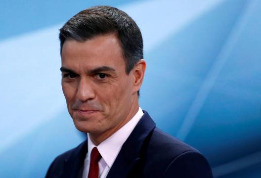 In Spanish election debate, Sanchez snubs Ciudadanos as tempers fray
