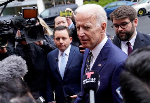 Minorities, older adults boost Biden atop 2020 Democratic field: Reuters/Ipsos poll