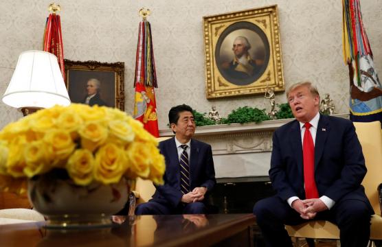 Trump pressed Japan's Abe to build more vehicles in the U.S.