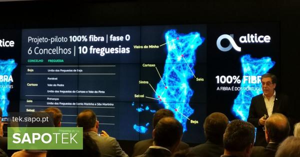 Altice reforça cobertura em 6 municípios para projeto piloto de "100% fibra"