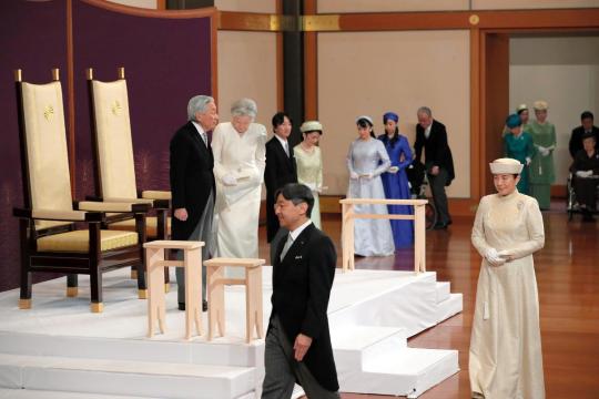 Japan celebrates as new emperor Naruhito set to formally assume throne