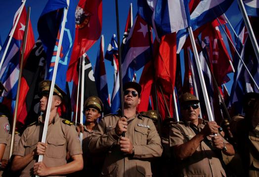 Cubans protest U.S. sanctions as Trump raises pressure on Venezuela