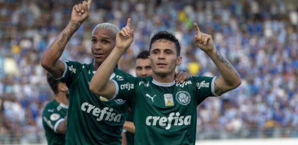 Jogo sem transmissão pela TV | Raphael Veiga abre placar pelo Palmeiras e CSA empata; veja lances