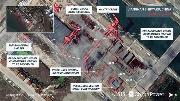 Exclusive: Images show construction on China's third and largest aircraft carrier: analysts